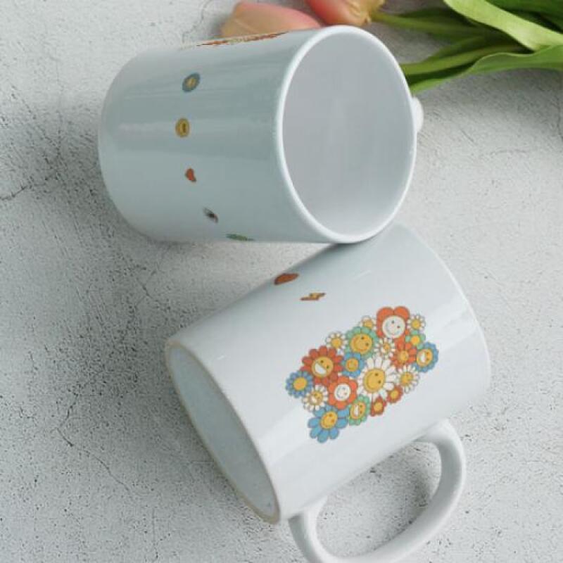 gb744-Design Mug 2p-Happy Happy Flower