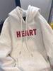Imitation Cotton Blended Milk Silk Hoodie (Silver Fox Fleece) - Round Neck, Loose Sweatshirt, 320g/420g