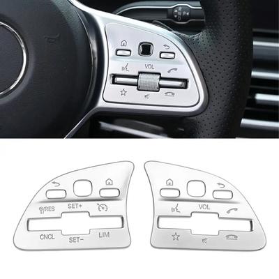 Nálepka na tlačítko startování zapalování na volantu Obložení krytu tlačítka klimatizace pro Mercedes Benz GLB GLA CLA