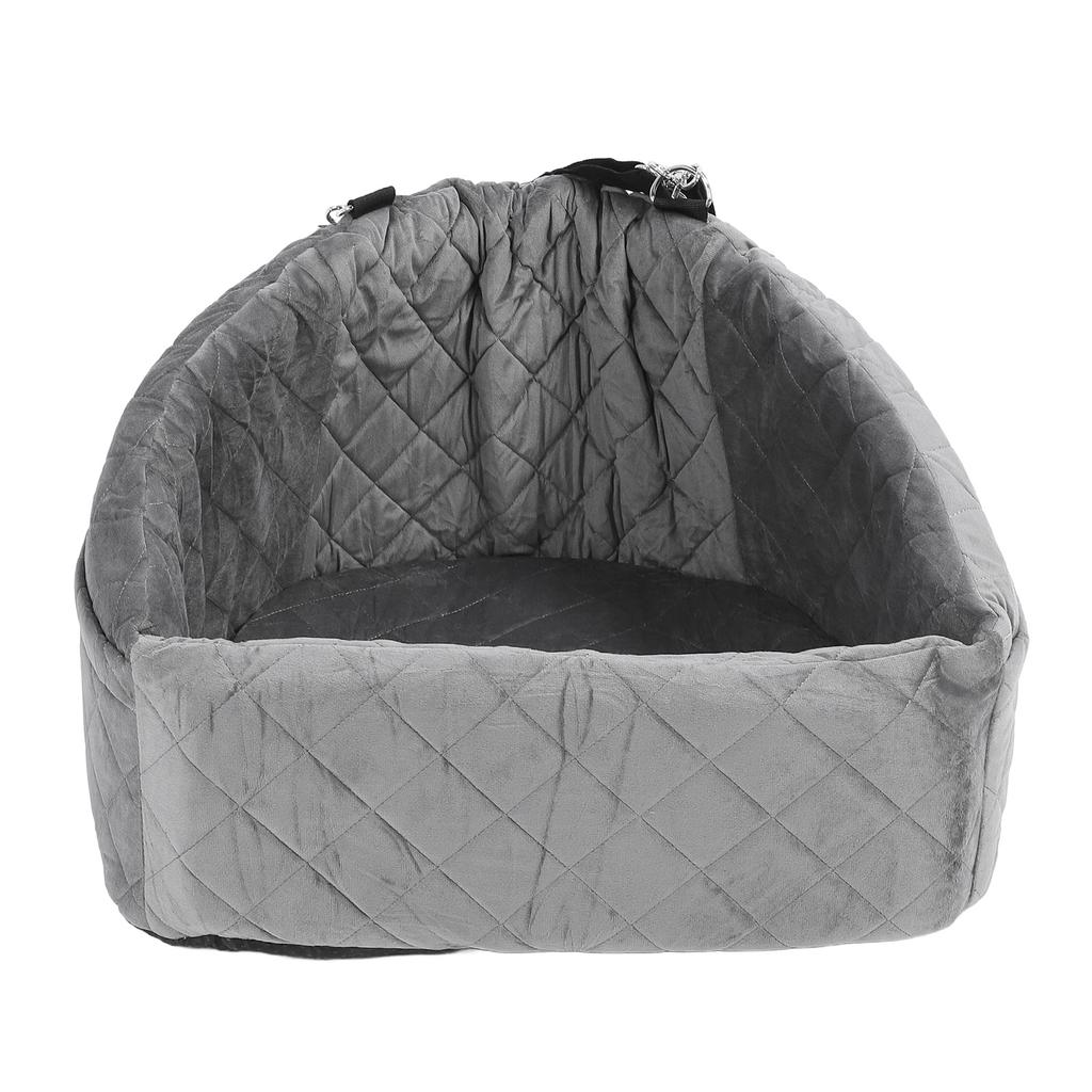 Dog Booster Seat Water Resistant Elevated Pet Car Seat High Density Sponge Filling Detachable Dog