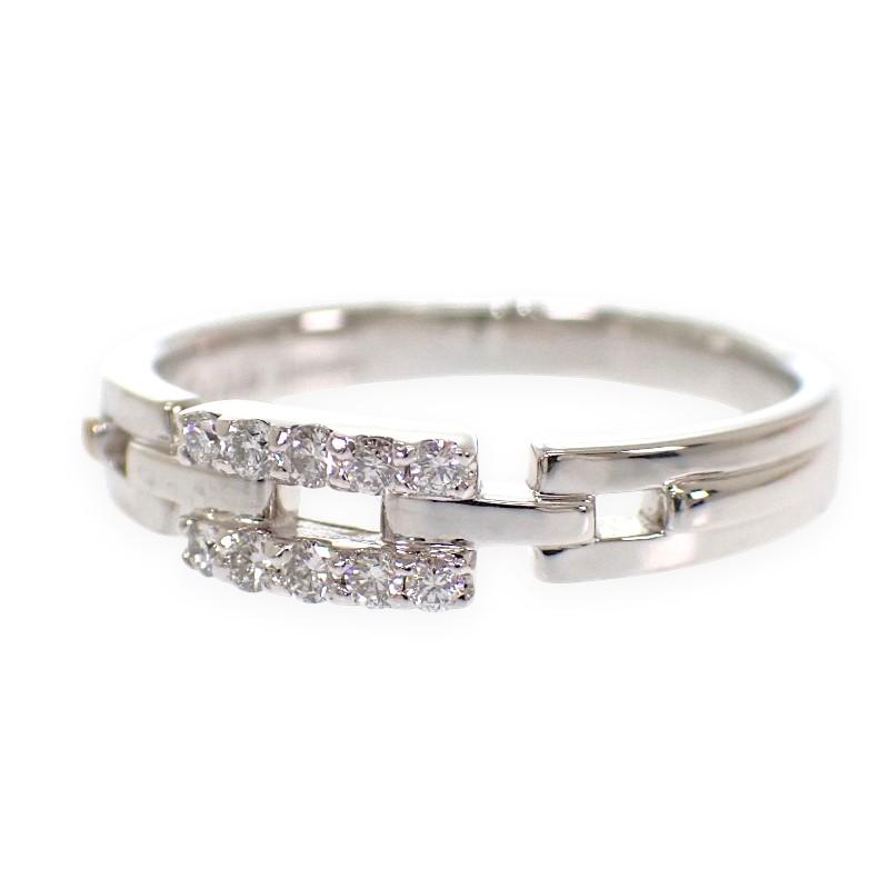 Nessun marchio  #11(Dimensione JP) anello oro bianco K18 Donna