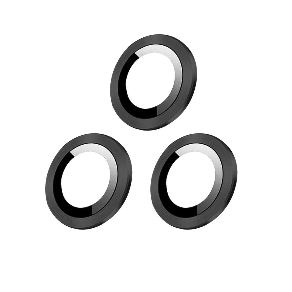 

Metal Camera Lens Protector for IPhone 17/16Pro 9H Empered Glass Anti-Scratch Individual Lens Film Cap for IPhone16 ProMax For iPhone 16 Pro чорний