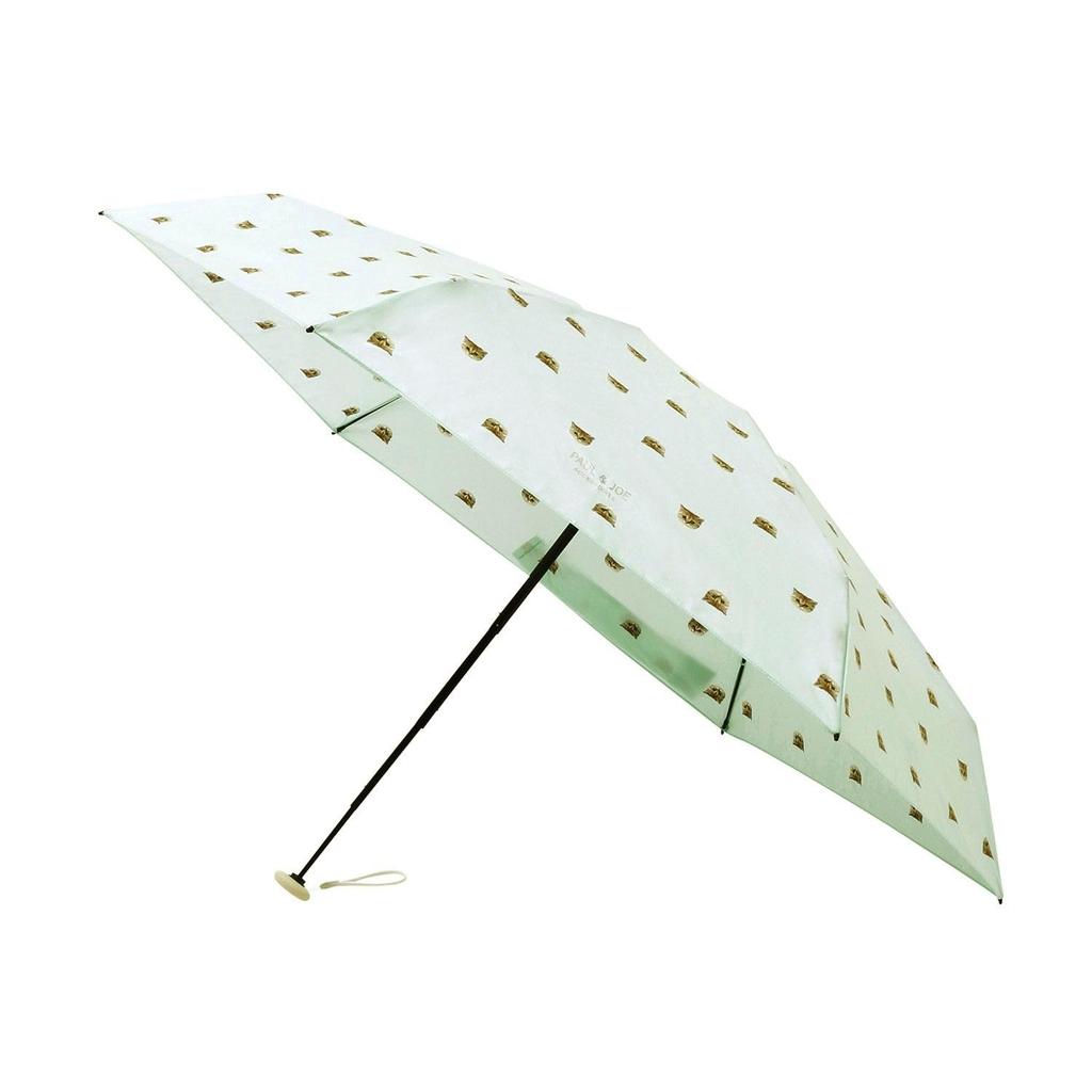 Moonbat Rain Folding UV Turquoise [Paul & Joe] Umbrella, Umbrella, Women's, Commuting, School, Protection, Nunet, All-over Pattern, 21-113-11142-12,