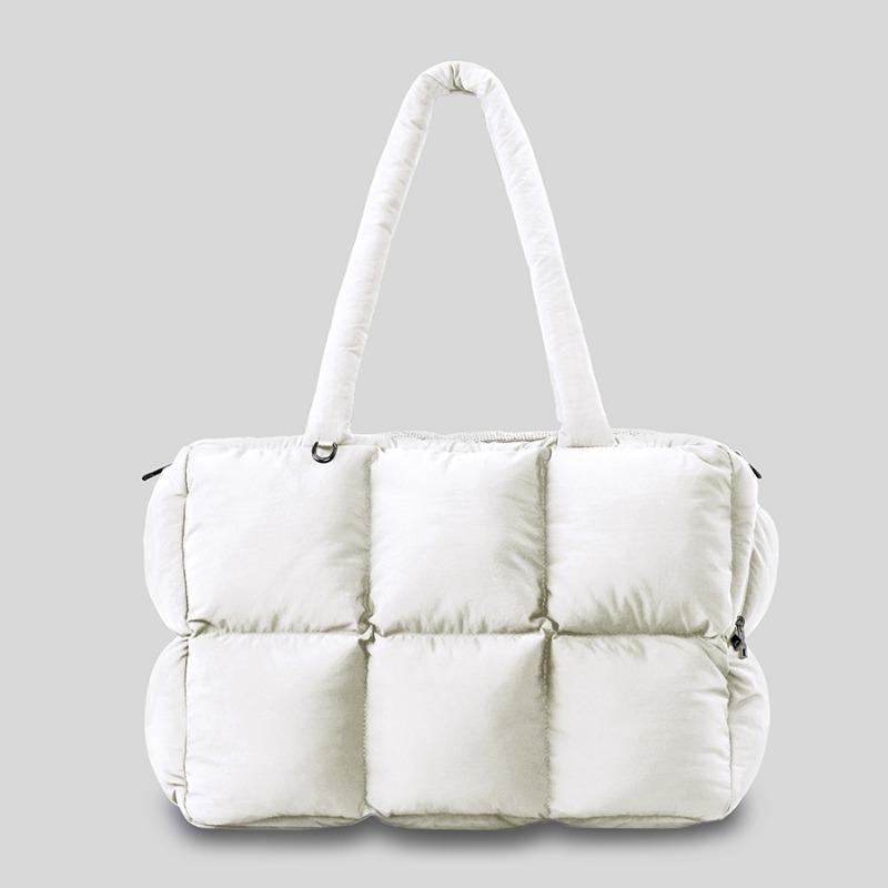 

Pet Bag Go Out Portable Large Capacity Cat Bag Breathable Single Shoulder Crossbody Bag Dog Bag білий