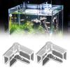 4Pcs Tank Corner Protectors Soft Easy To Use Thick Tight Fit Triangle Keep Safety PVC Transparent Design Fish Tank Protective Covers