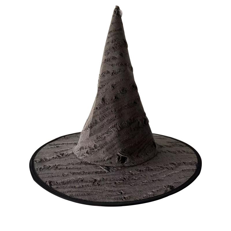 Halloween Hat Party Decorations Curved-Corner Tulle Pumpkin Print Hat Halloween Decorations Halloween Hats Halloween Props