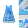 Enchanting Kids Girl Trolls2 Poppy Dress-up Cosplay Costume With Comfortable Cape