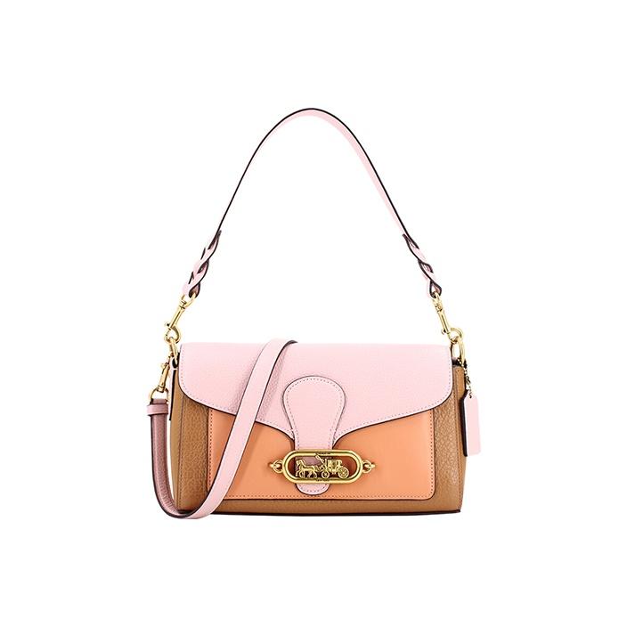 

Coach Jade 26 Leather Crossbody Shoulder Bag Women bags Brown Cherry-Blossom-Pink 91070-OLOKV Basic Set (Bag+Dust Bag)