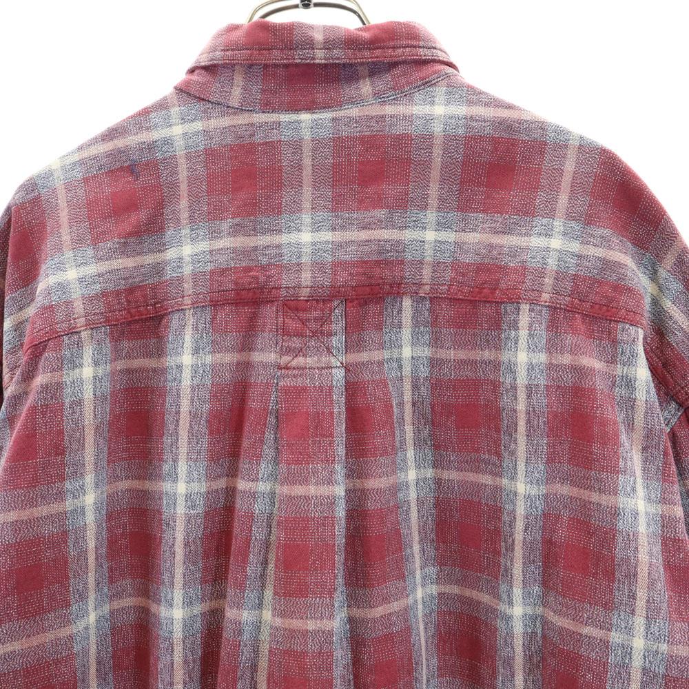L.L.Bean 70s 80s Made in USA Check Pattern Long sleeve Button down shirt Men's Used