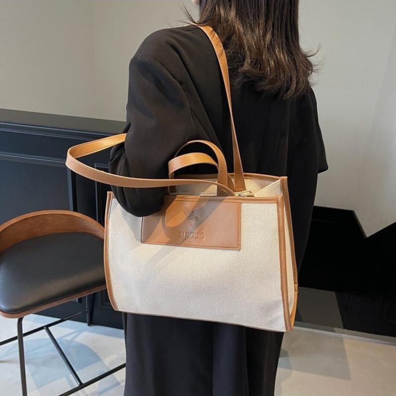 Premium Sense Large-capacity Bag Women's Autumn and Winter New Versatile Commuter Bag Simple Shoulder Tote Bag