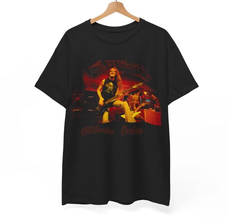 

Metallica Cliff Burton Reprint Vintage Style Band Tribute S-4XL Unisex T-Shirt M