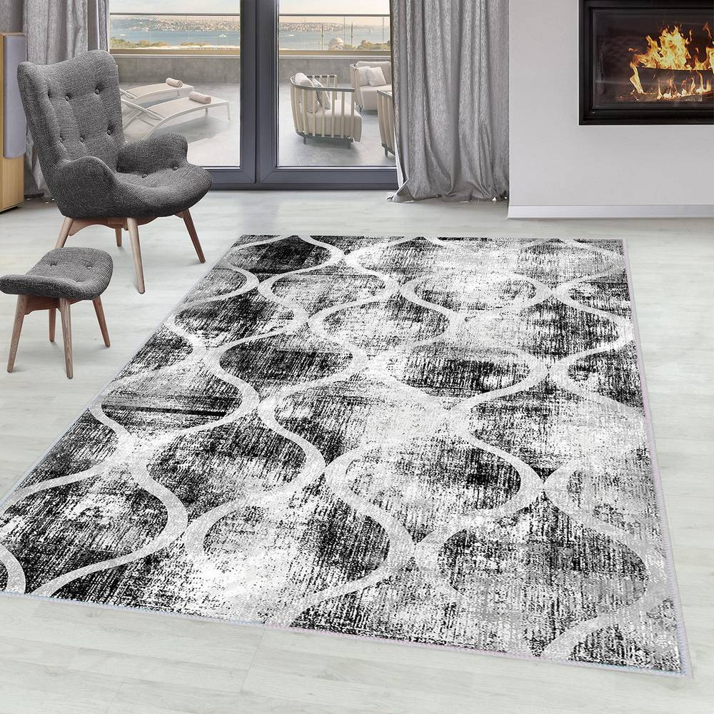 

Eliana Home Washable Printed Carpet LNA1606 50x80 серый