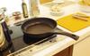 Tafuco Frying Induction Diamond Marble Pan, 28cm, Compatible, Coating, Black, F-7123