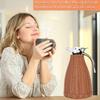 1.5L Capacity Insulated Coffee Pitcher Handwoven Rattan Body Woven Rattan Carafe  Kitchen Counter
