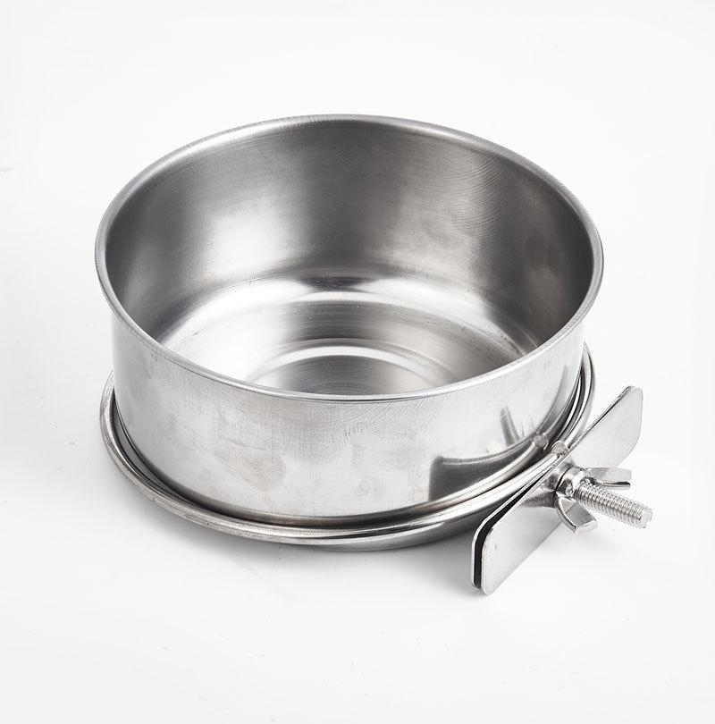 

Кормушка для попугаев из нержавеющей стали - миска для корма птиц, устойчивая к жеванию, и кормушка для скворцов