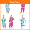 Costume Punk Hip Hop Dance per Coppia Adulta in Tessuto di Poliestere per Festa di Halloween e Performance