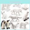 Realistic Arctic Animal Figurine Set Including Penguin Polar Bear Arctic Fox Seal Wolf And Owl For Home Decor