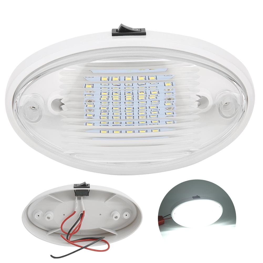 12V 400lm LED stropní světlo s vysokým jasem interiéru pro auto RV přívěs na jachtu