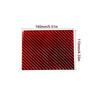 Red Carbon Fiber Rear Center Cupholder Cover Trim For Infiniti G37 Sedan 2010-13