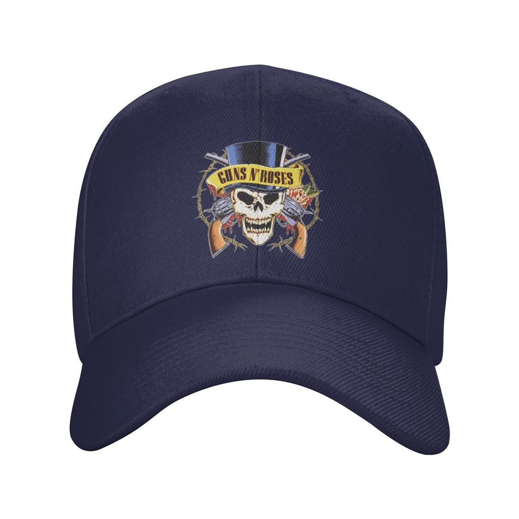 Custom Fashion Guns N Roses  Baseball Cap for Unisex Women Adjustable Adult Bullet Logo Dad Hat Summer