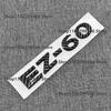 ABS Carbon Silver Black Car Sticker For MAZDA EZ-60 Replaced Rear Trunk  Label Badge Letters Labeling Emblem Badge Logo vplrc44