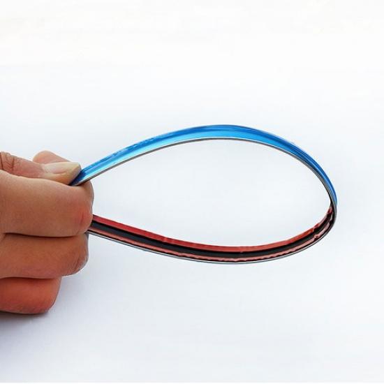 300CM Car Door Edge Chrome Strip Bumper Protector Sticker Trim Tape Accessories