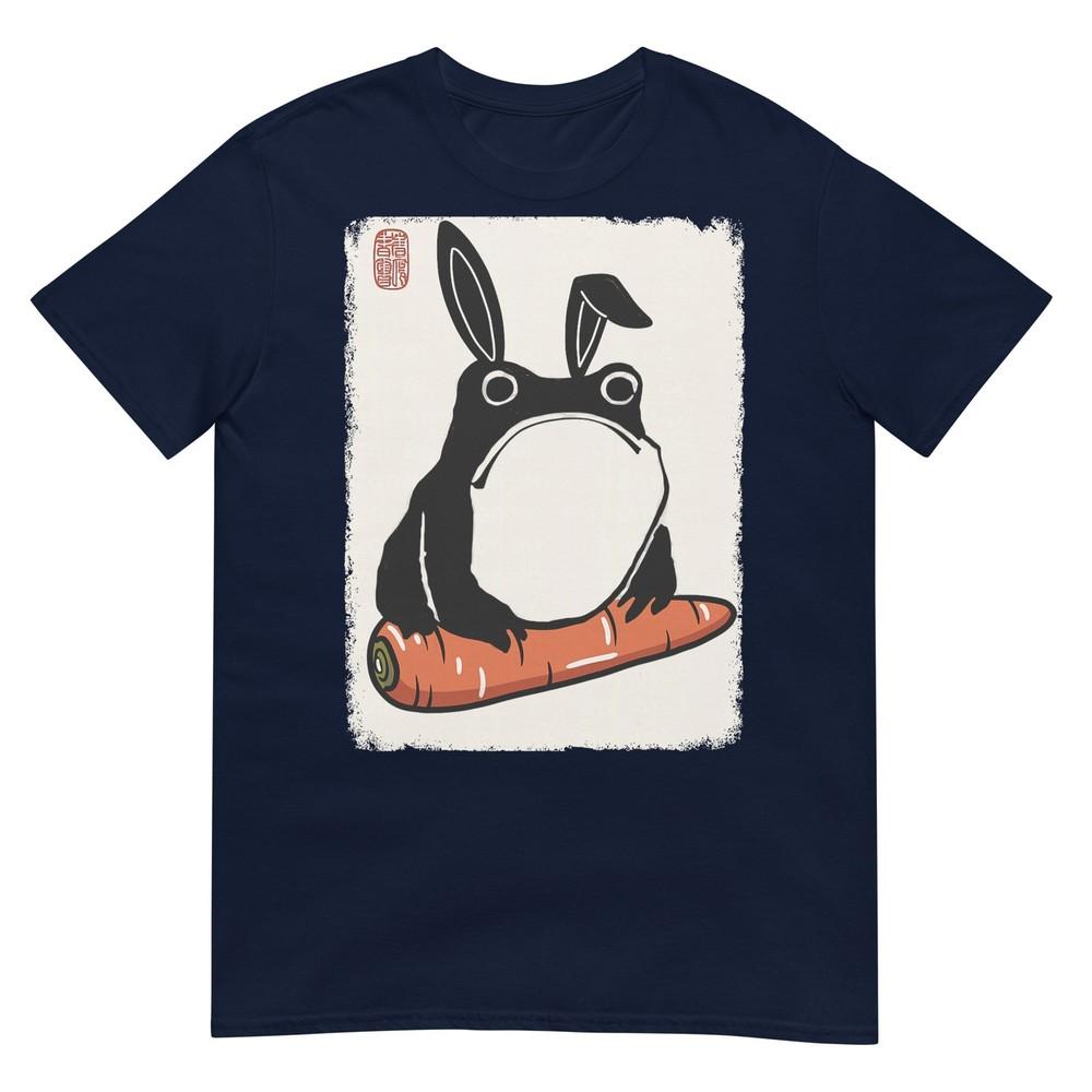 Easter Grumpy Frog Funny Kawaii Japanese Tshirt S