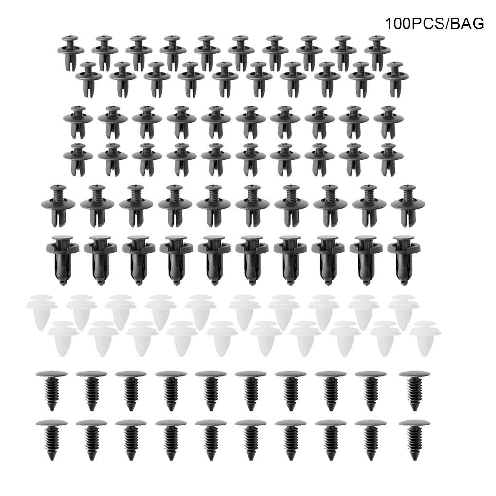 

100/200 шт. Универсальный автомобильный крепеж, пластиковый автомобильный фиксатор, портативный крепеж для дверной панели, грязезащитный щиток