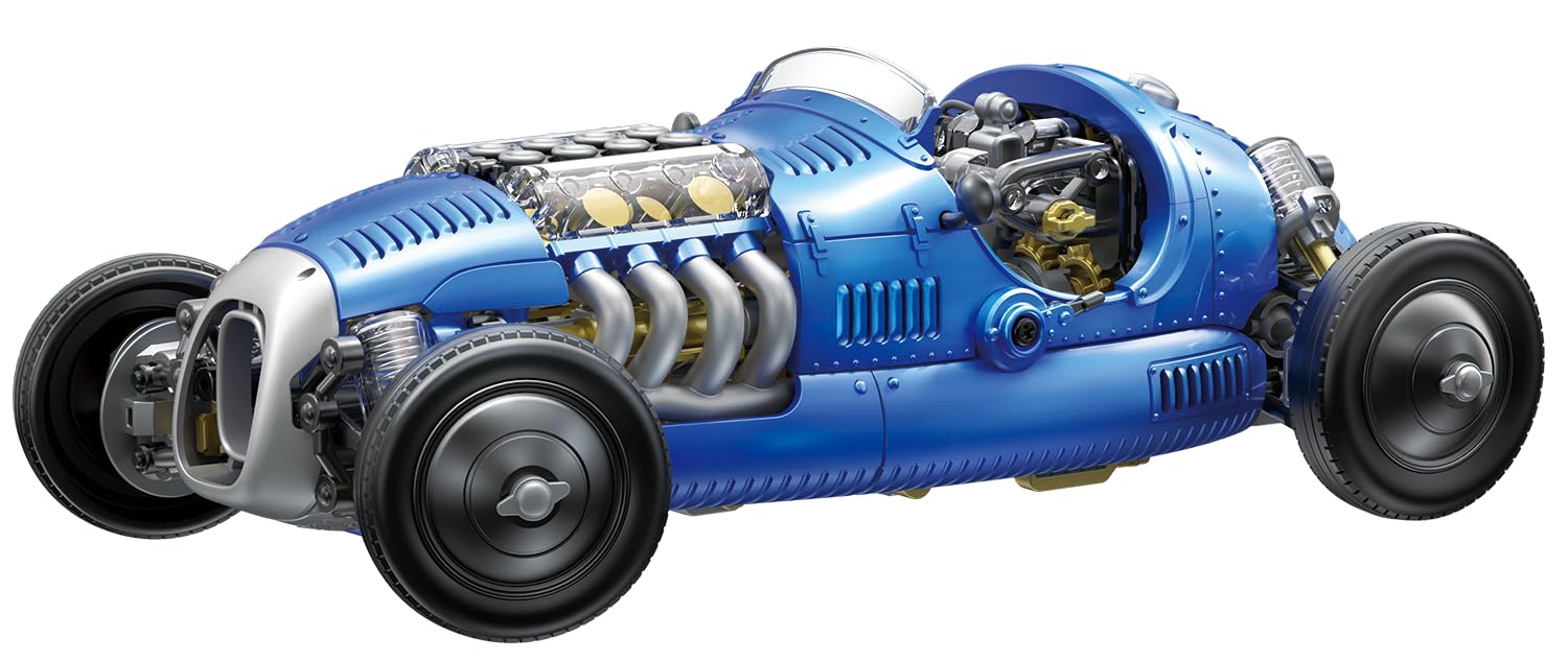 

ELEKIT Retro Formula Build a realistic car Build a realistic car mechanism! mechanism! синій