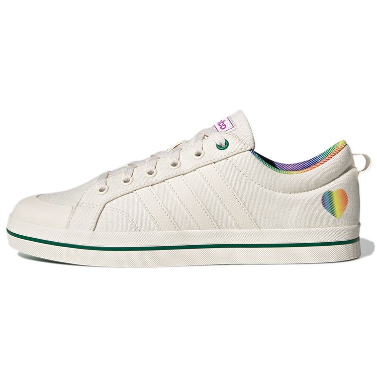 Adidas Neo Bravada Casual Sports Non-Slip Wear-Resistant Low-Top Skate Shoes Unisex Sneakers White GZ0814