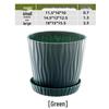 Small Indoor Plant Pot with Drainage Tray