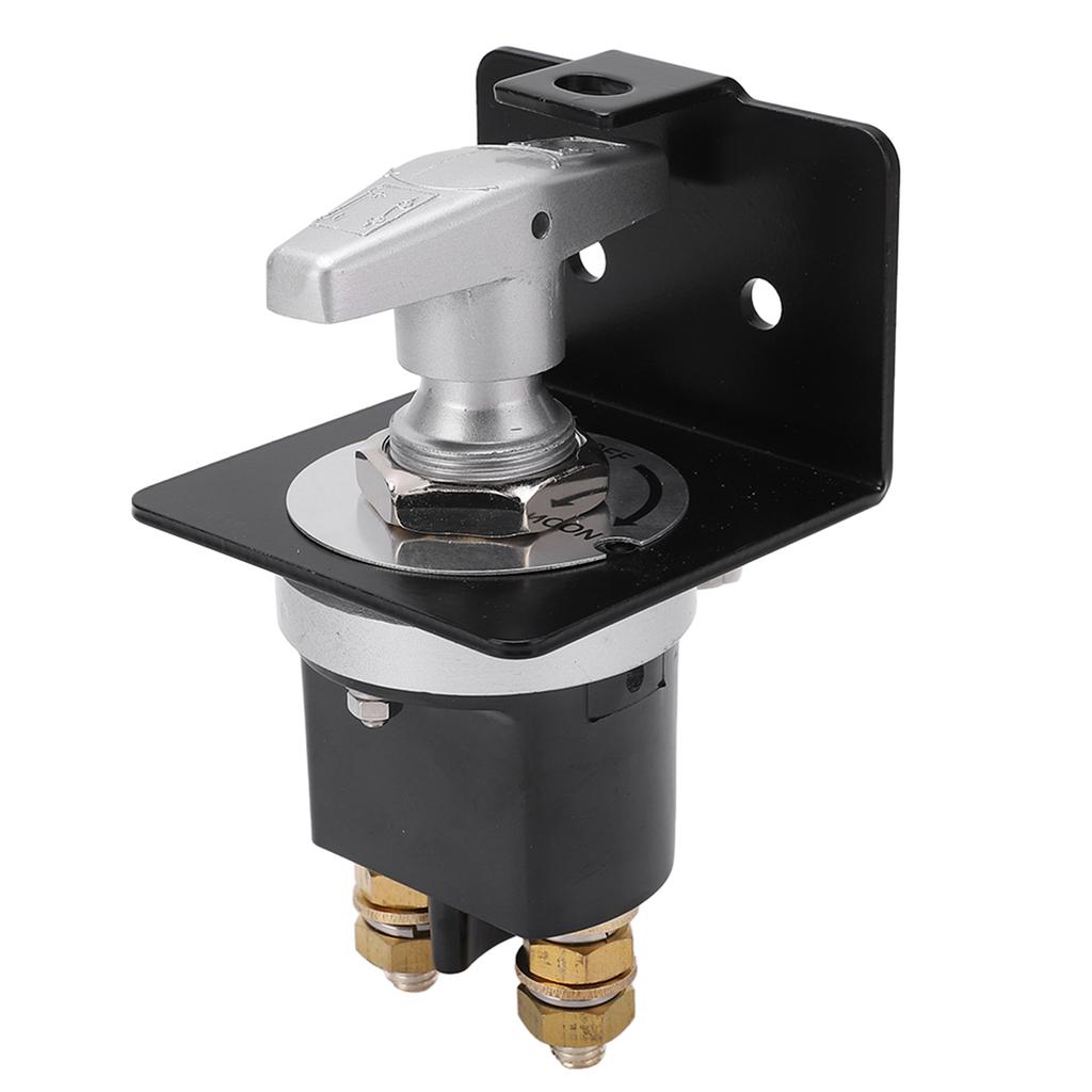 Battery Power Off Switch with Lock Out Plate Battery Power Cut Isolator Killer for RV Yacht Truck Engineering Vehicle