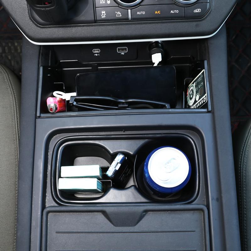 For Land Rover Defender 2020-2024 Center Console Storage Box Water Cup Holder Stowing Tidying Interior Modelling Accessories