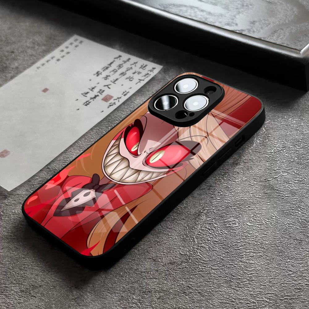 Hazbin Hotels Alastor Handyhülle Für IPhone 16 Pro Max 14 17 Air 12 15 11 13 Mini X XR XS Max SE Glasabdeckung