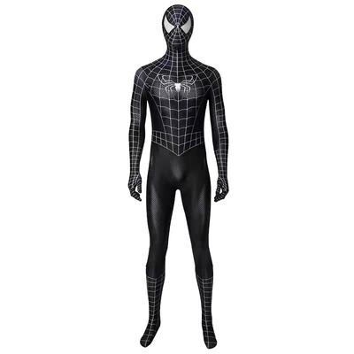 Superhero Cosplay Jumpsuit Tight Stretch Bodysuit Halloween Party Costume Role‑Play Fancy Dress For Men Adults Carnival Event