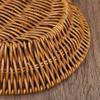 Ruhan Handmade Rattan Round Floral Fruit Basket