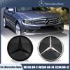 Per Mercedes Benz W245 B200 B250 W204 C300 C250 C350 GLK X204 GLK300 GLK350 Nero Lucido Ultimo Emblema Stella 3D Logo Bordo Nero