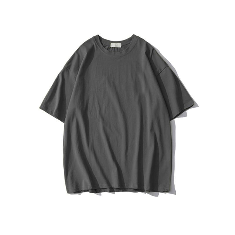 

Unisex Plus Size Candy Color Cotton Short Sleeve Loose T-shirt for Summer XL (116-130 jin)