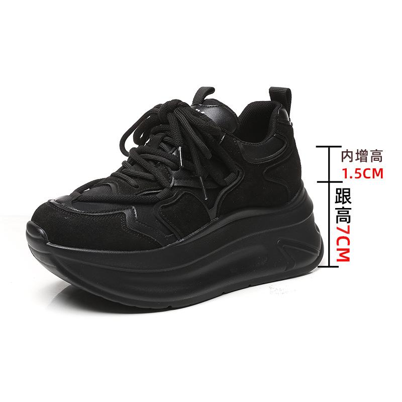

2025 new personalized dad shoes women s inner heightened women s casual shoes women s shoes versatile platform Forrest Gump shoes 40