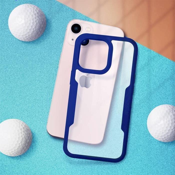 Coque de protection - BOOLING - pour iPhone 13 - TPU - Bleu Marine - Coque intégrale