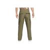 Nike Solid High-Waist Cargo Trousers With Large Pockets Men Bottoms Olive-Green FD0402-222