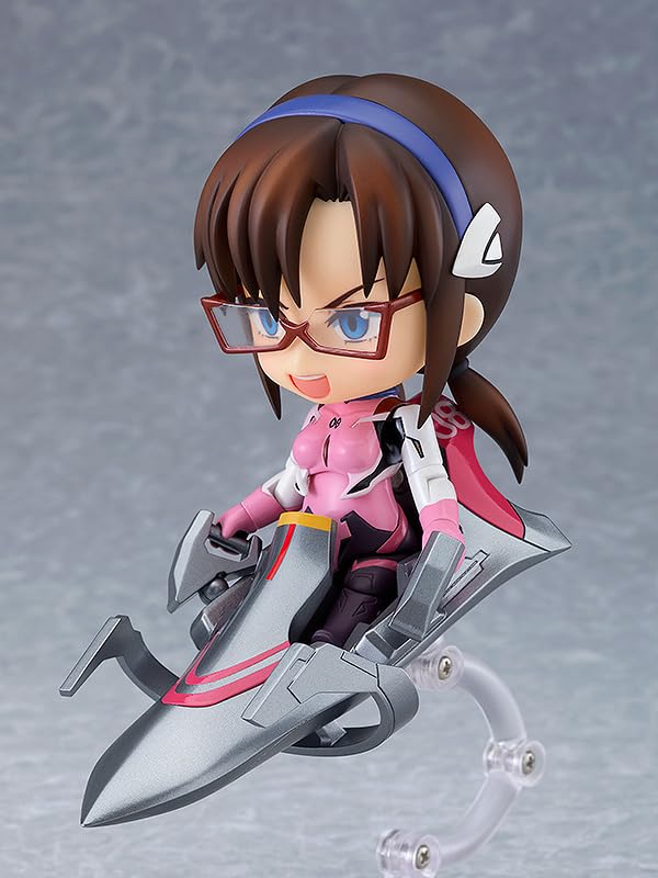 Nendoroid Evangelion Nová Filmová Verze Mari Makinami Illustrious Plug Suit Plastová Malovaná Pohyblivá Figurka Verze pro Další Prodej. Bez měřítka