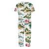 2 Piece Sets For Women Short Sleeve Top And Pants With Pockets Workout Soft  Print Sets