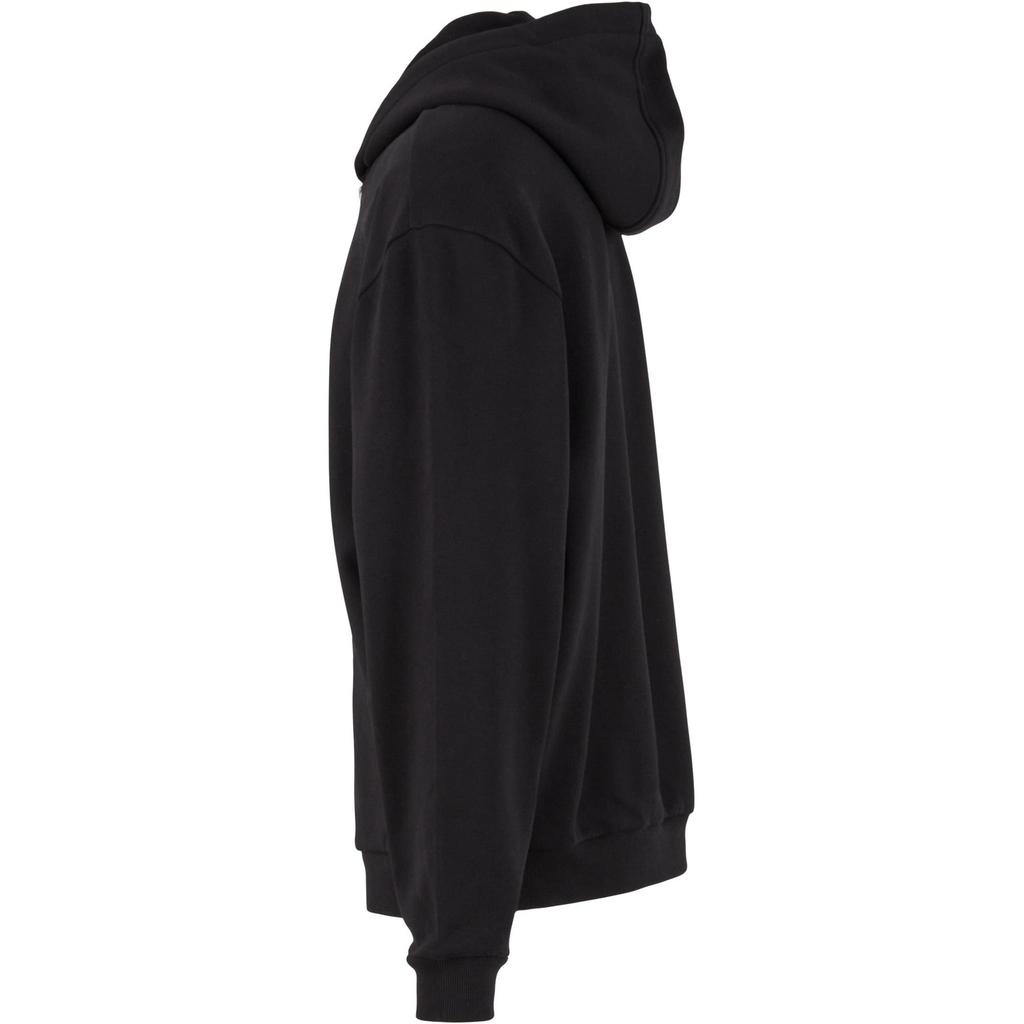 Build Your Brand Mens Loose Full Zip Hoodie