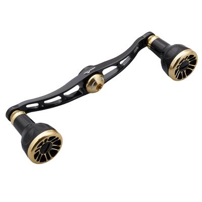 HEIGHTEN Baitcasting Reel Handle 115mm Dual Knob Compatible With SHIMANO DAIWA Abu Garcia Black Gold V2.0 V2.0-115mm