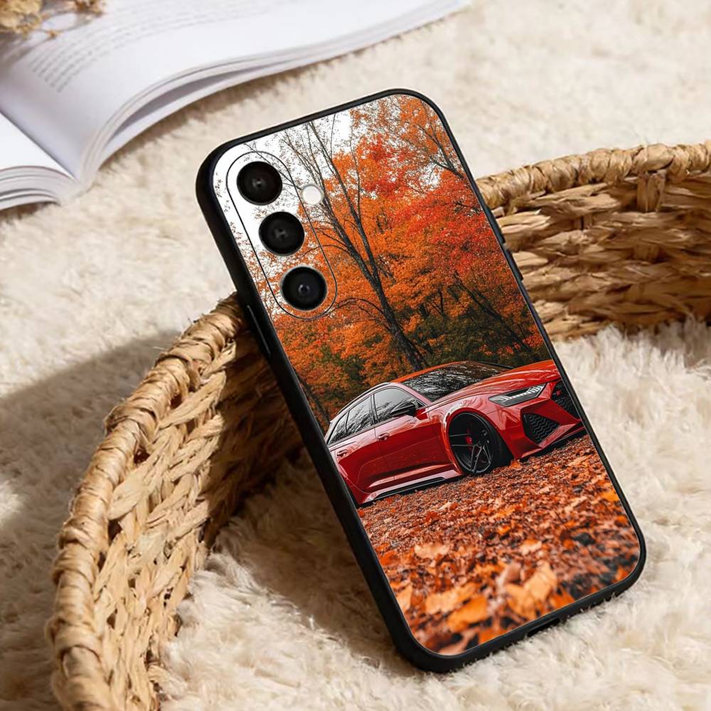 Stunning Sports RS6 Car Phone Case For Samsung Galaxy A91,80,73,72 ,71,53,52,32 ,31,22,21s,20,Soft Black Case