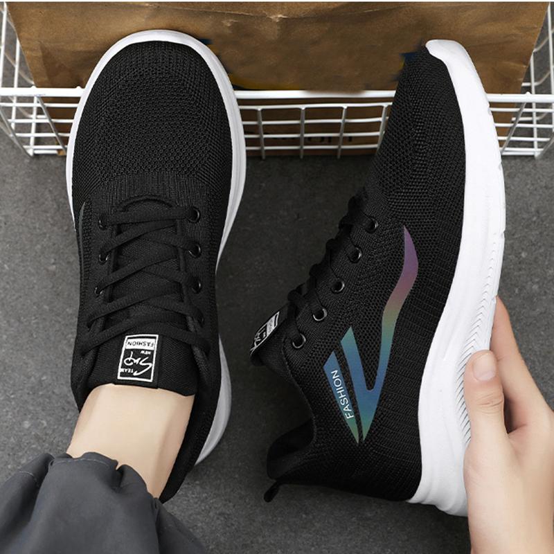 Men'S Casual Light Mesh Sports Shoes Summer Breathable Cool Running Shoes Fashion Soft Sole Comfortable Non Slip Male'S Sneakers