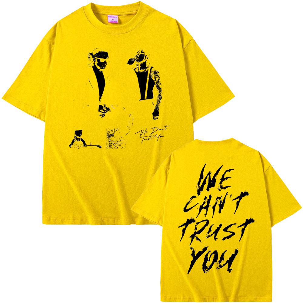 Rapper Future & Metro Boomin 2024 Nové hiphopové album We Don't Trust You Grafické tričko Pánské Dámské Ležérní O-výstřih Nadměrná trička
