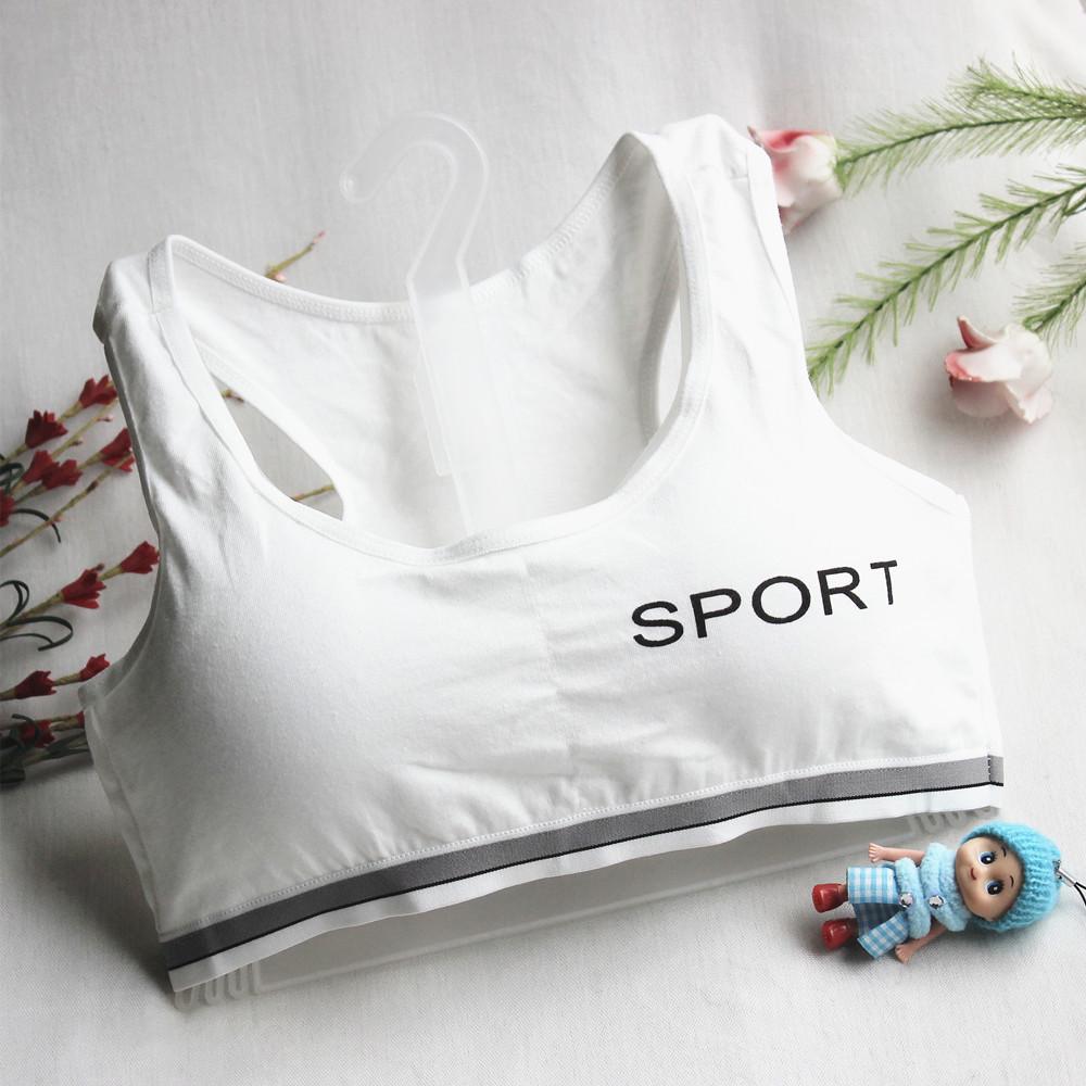 Girls' Wire-Free Sports Comfort Vest Bra