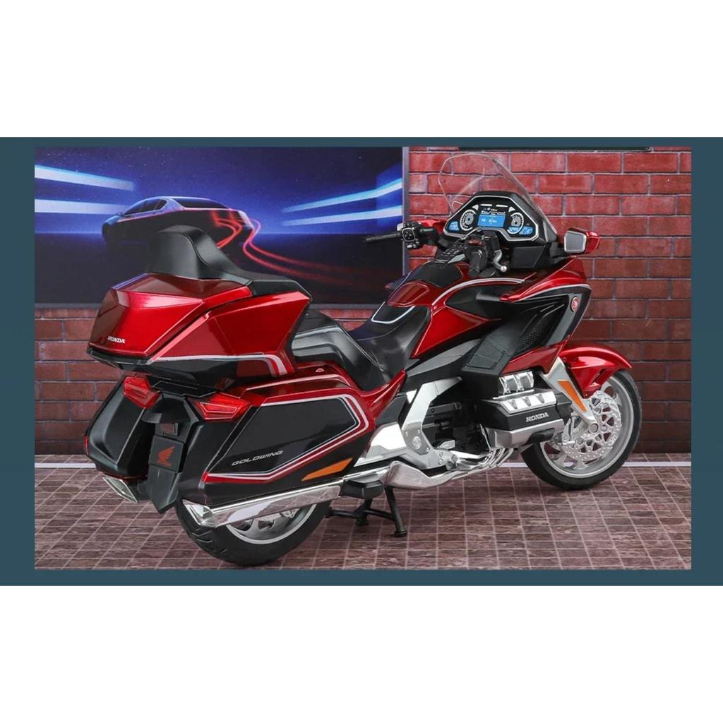 1/11 HONDA Gold Wing GL800 2021 Modello Moto in Lega Diecasts Metallo Moto da Turismo Ricreativo Modello Suono Luci Giocattolo per Bambini Regalo